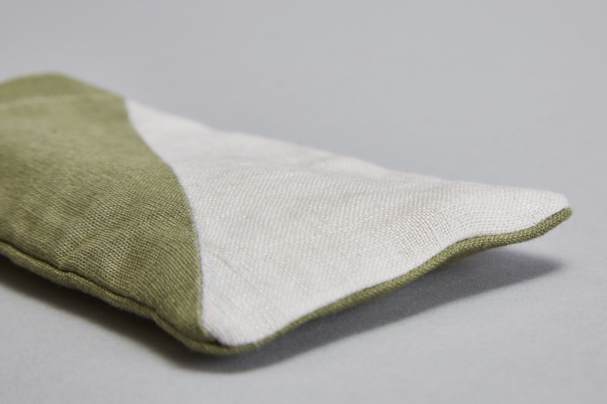 Cutlery Holder (green+oatmeal)