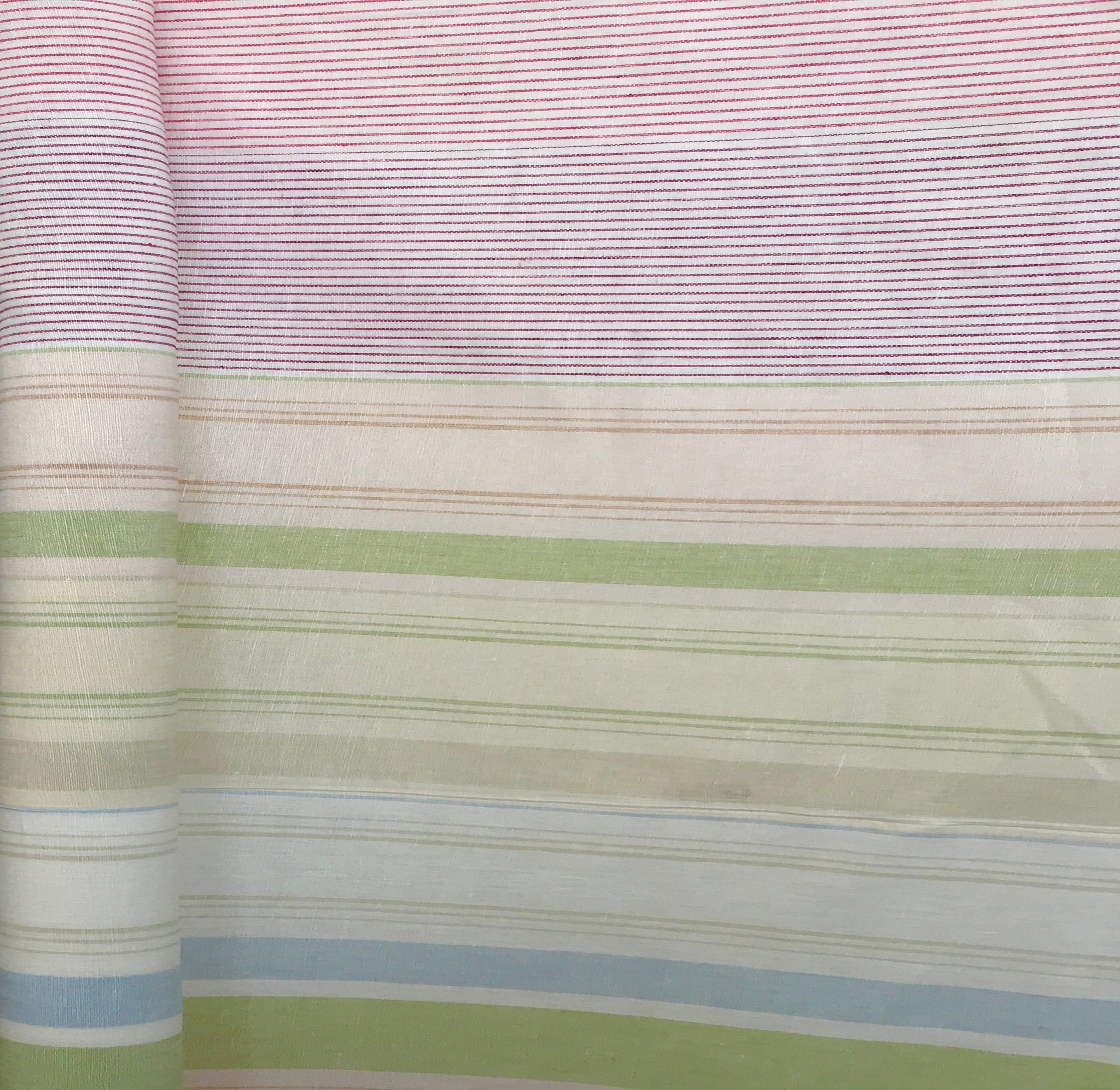Duckegg Blue & Oatmeal Stripe