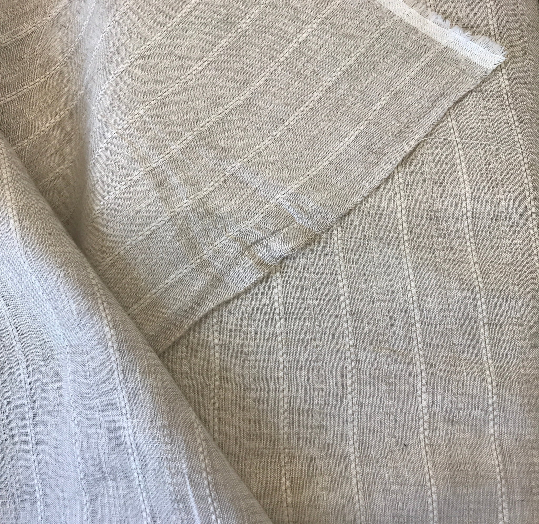 Oatmeal Ivory Stripe