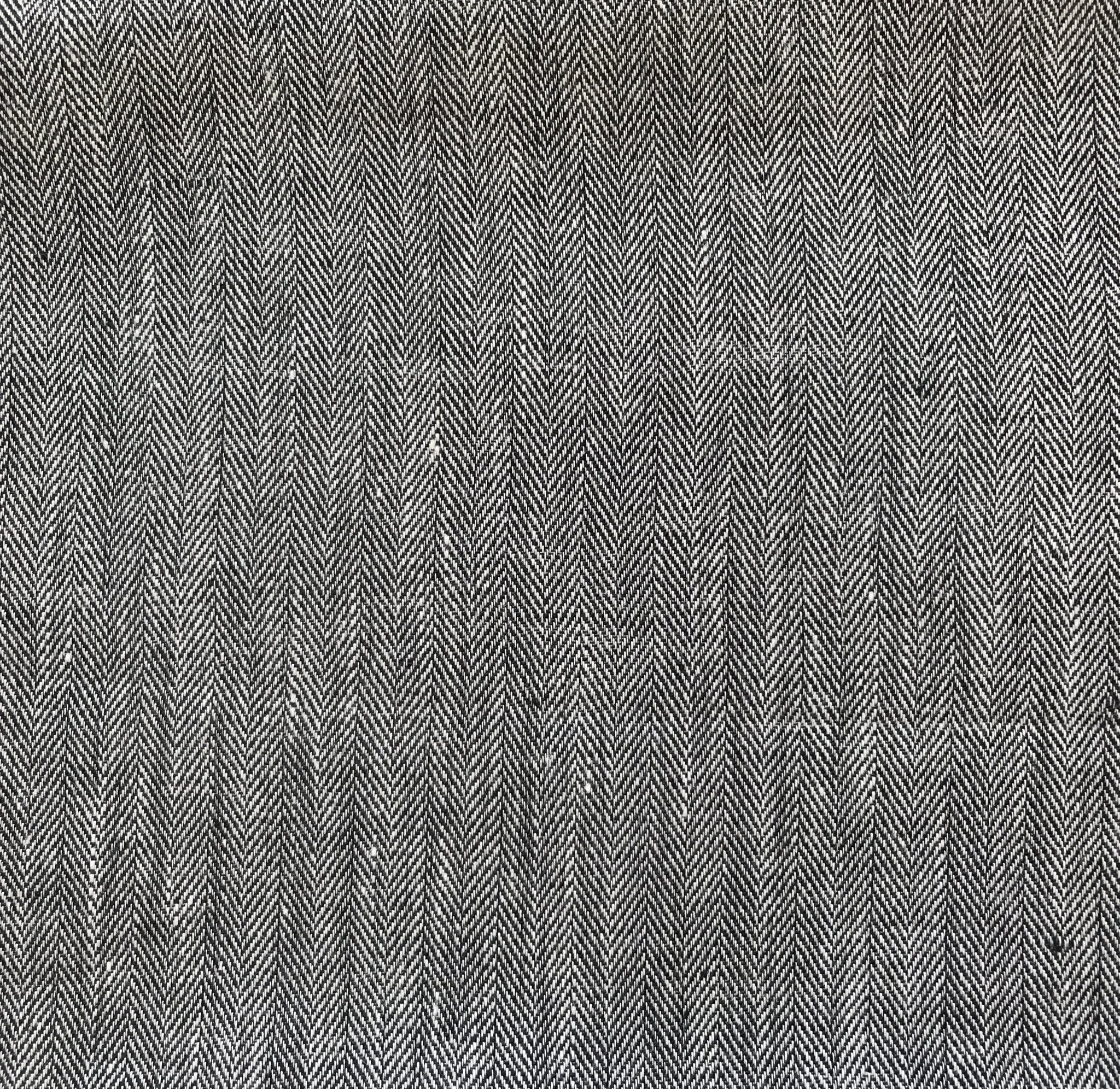Grey Herringbone Stripe