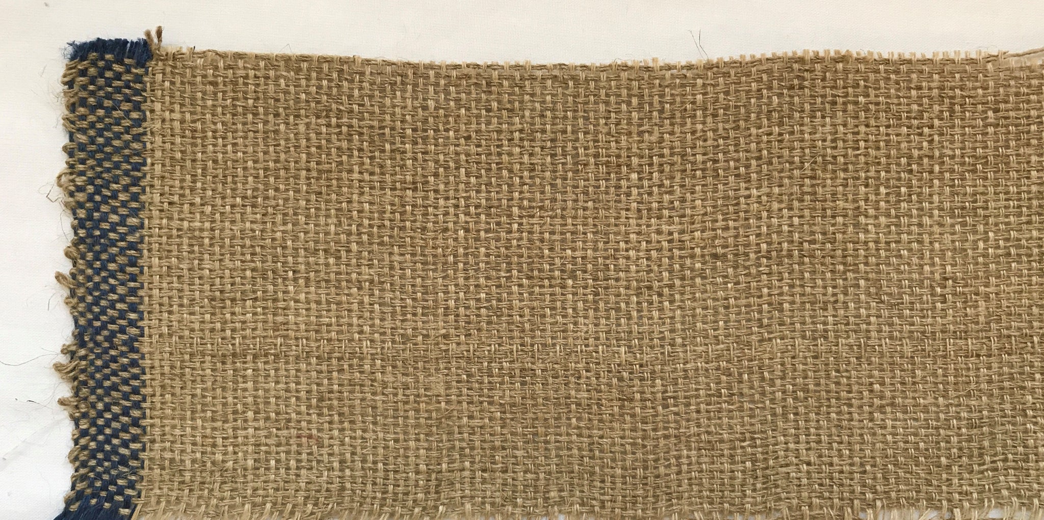 Handwoven Oatmeal flax weave